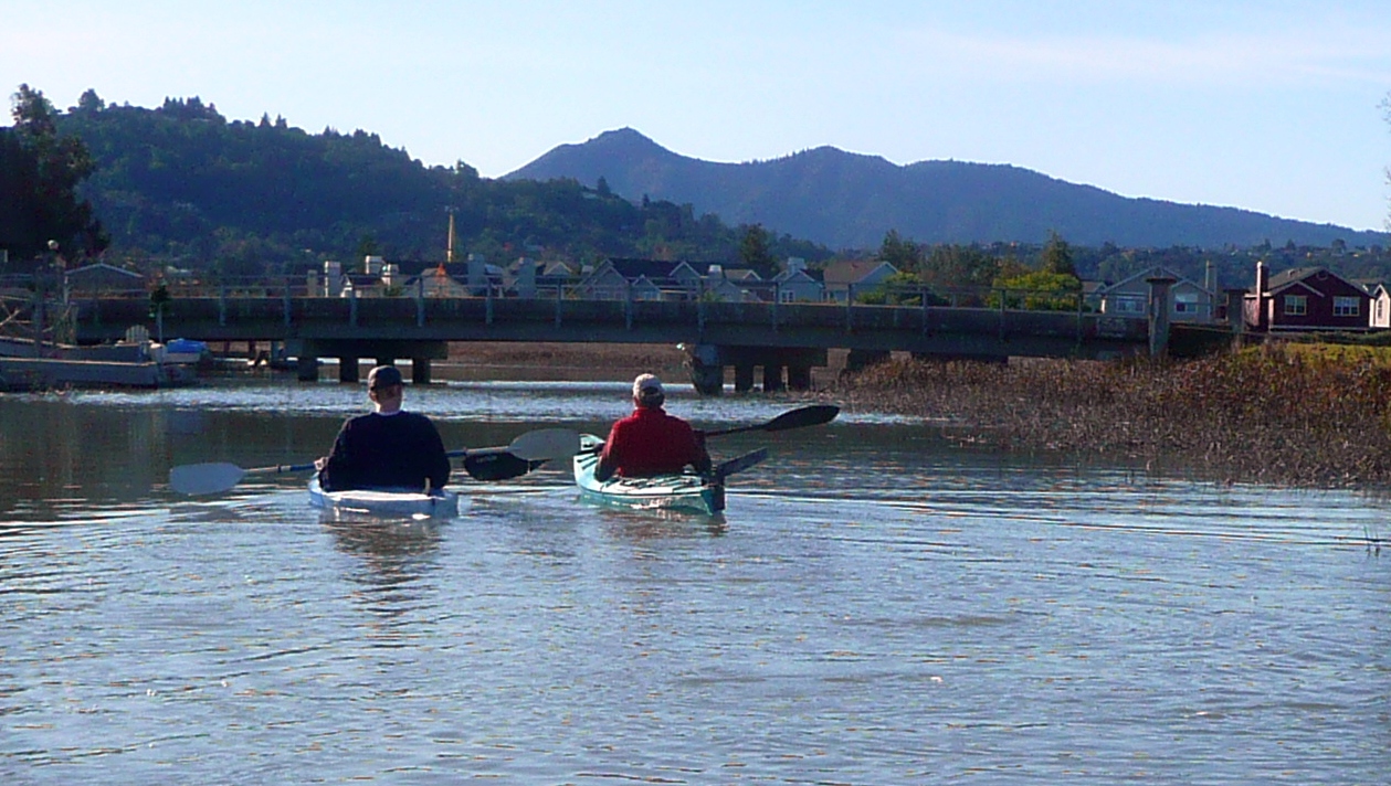 1st Gallinas Creek King Tide Tour 1/20/15