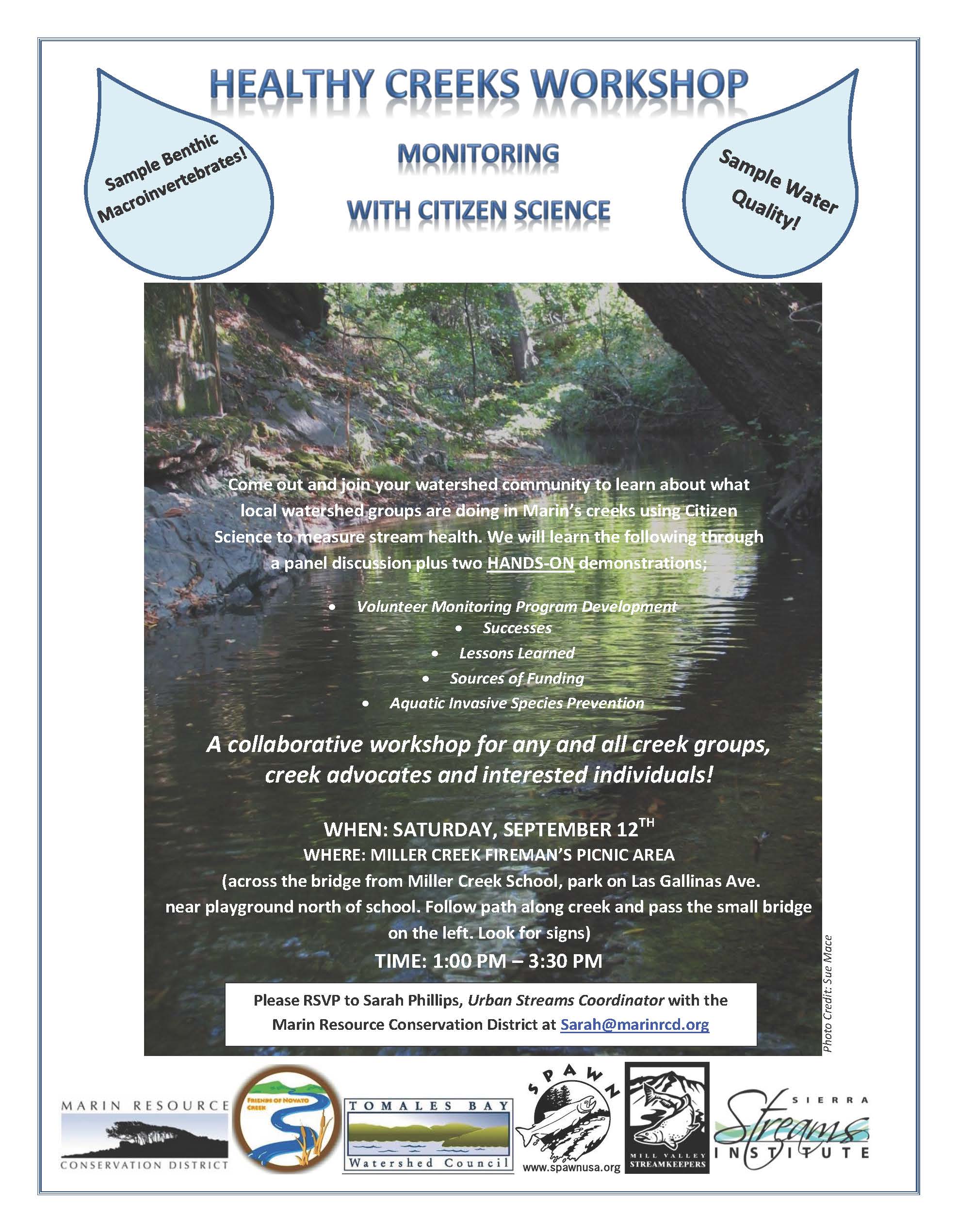 Watershed Forum Creek Monitoring Workshop