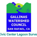 Gallinas Watershed Coucil - Civic Center Lagon Survey - Logo and texts.